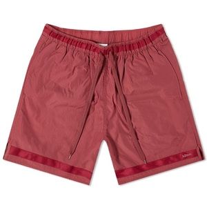 Adsum effo nylon drawstring short in raspberry